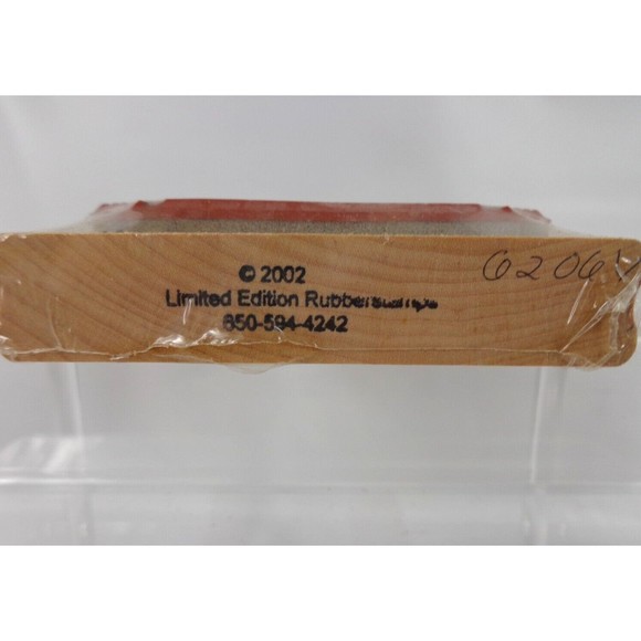 Vintage Limited Edition Two Sided Rubber Stamp 2002 Frames Scrapbook New Sealed - Picture 3 of 3